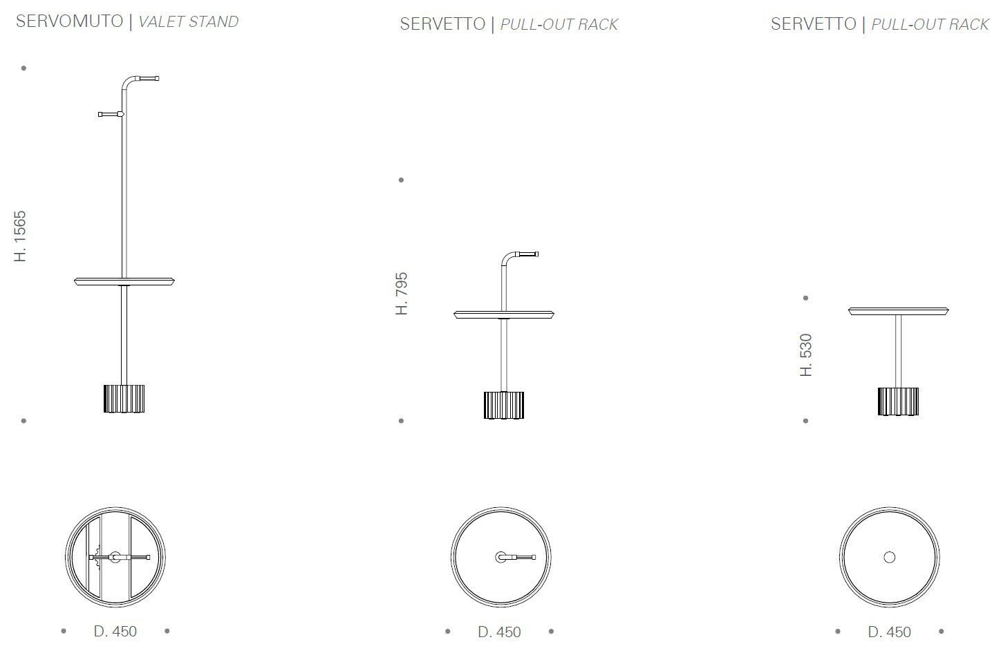 Высокий круглый журнальный столик Kico Living Complements ARCH-00145339 - Вид №5