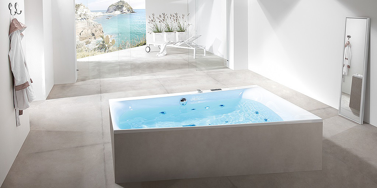 Ванна THASOS 175 см с аэромассажем Deluxe HOESCH 3747 - Вид №2