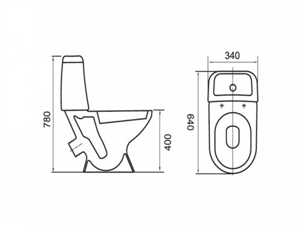 S-KO-MI-HIT-ST-P-w Унитаз Mito Santreyd  - Вид №2