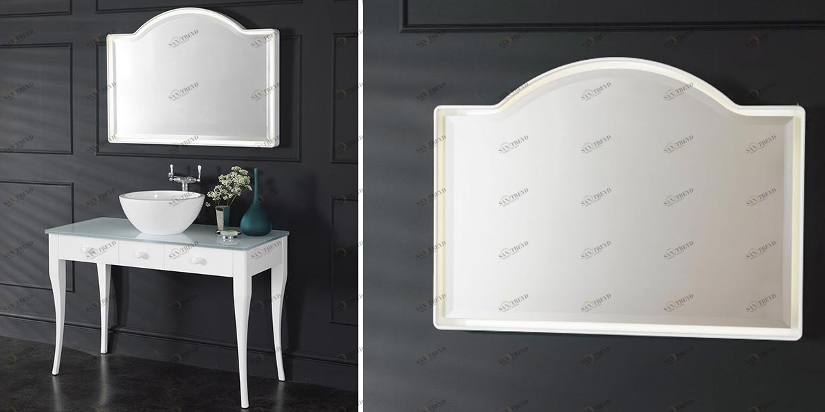 Настенное зеркало с подсветкой Loano 97 MR-LOA-97-GW Victoria + Albert MRLOA97GW