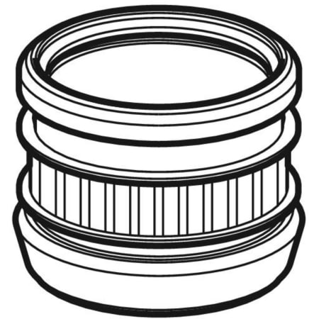 310.002.14.1 Опорно-компенсаторная муфта Geberit Silent-db20 Geberit  - Вид №1