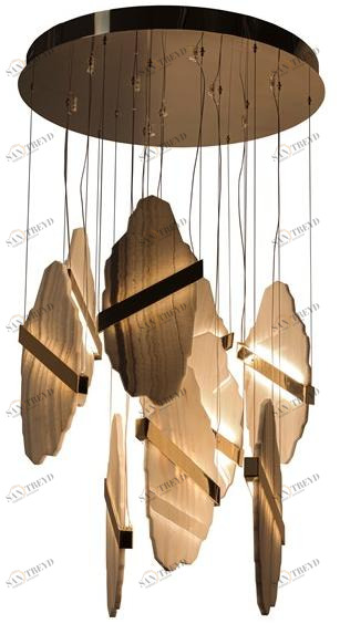 Visionnaire Светодиодная люстра скрытого света из оникса sun-id-1447663