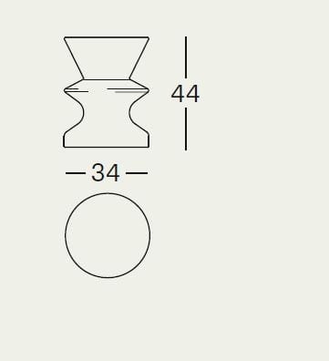 Круглый журнальный столик из керамогранита Zanotta ZEUS ARCH-00139587 - Вид №5