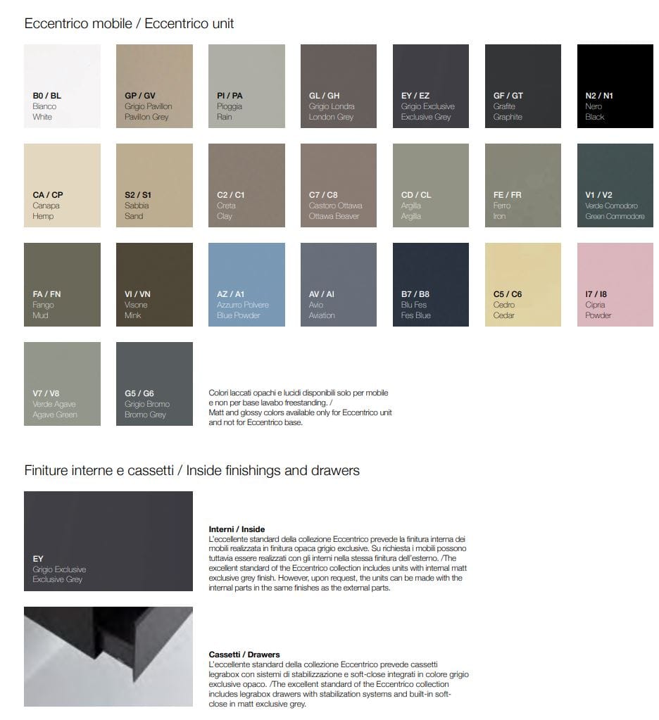 Двойной подвесной умывальник Falper эксцентричный ARCH-00048062 - Вид №4