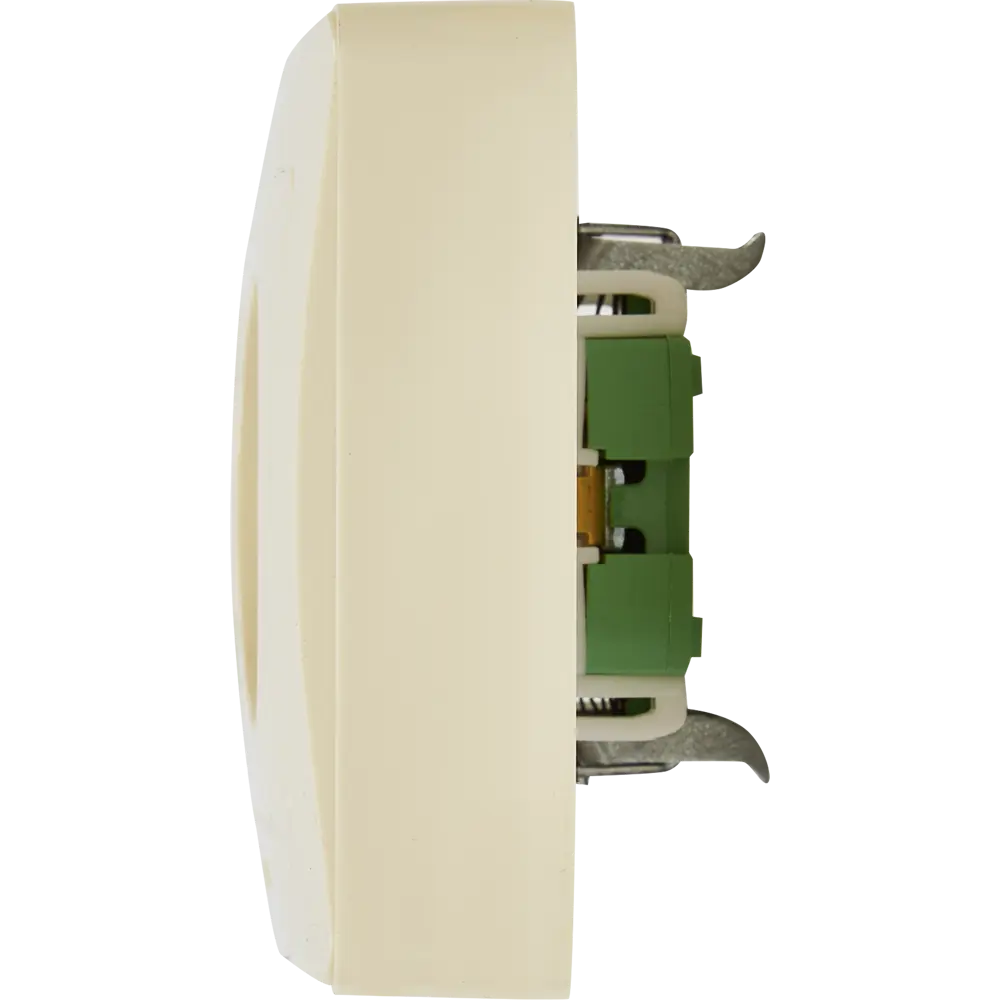 Розетка двойная Hegel с заземлением цвет слоновая кость STLM-2012807 - Вид №3