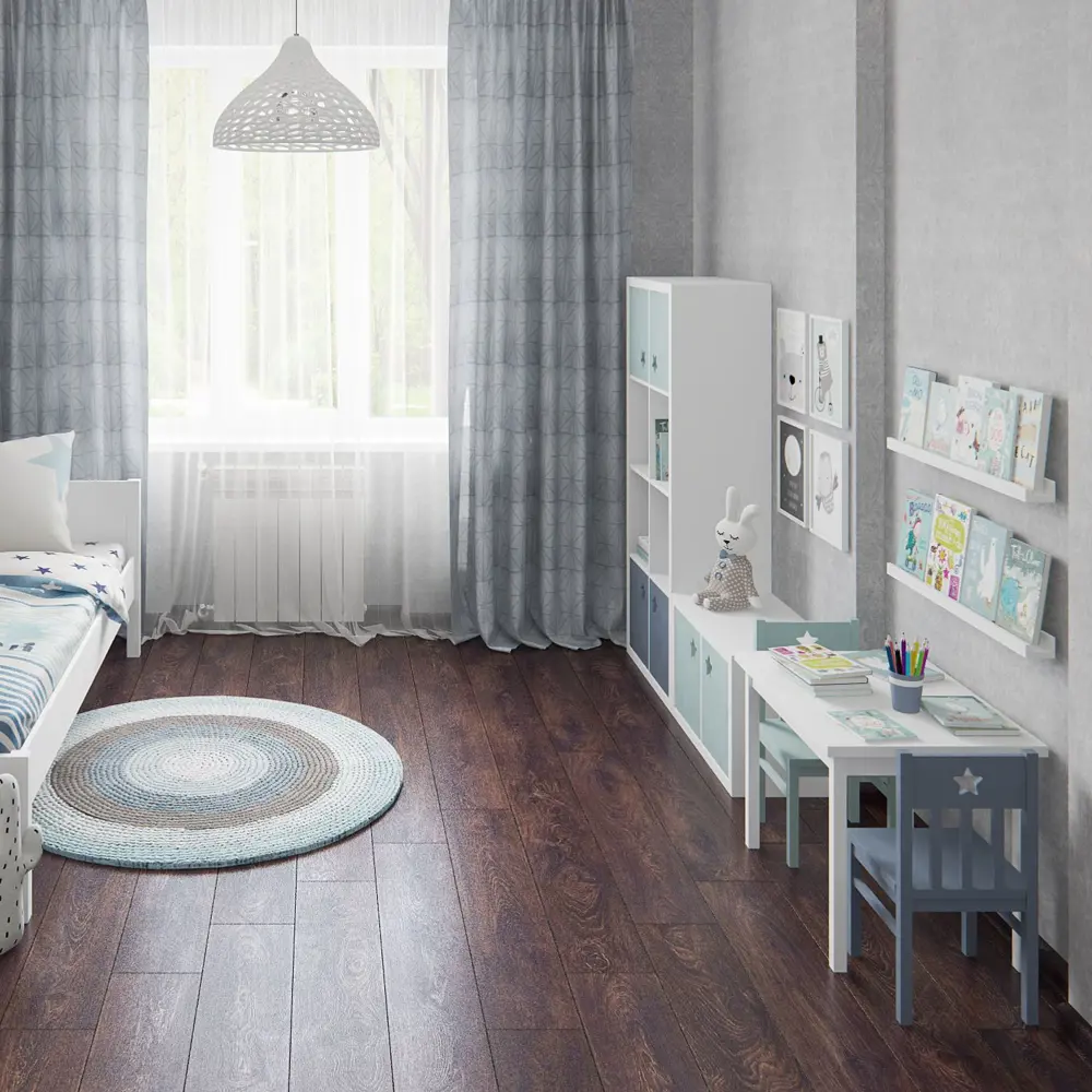Паркетная доска однополосная «Дуб Шоколад AW» 0.909 м² 18164610 STLM-2079352 Amber Wood  - Вид №5
