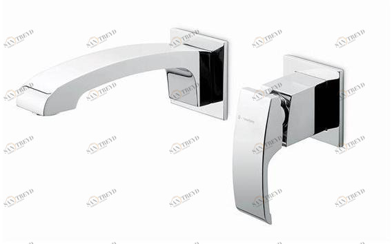 newform Смеситель для раковины, однорычажный, на 2 отверстия X-sense 62530e