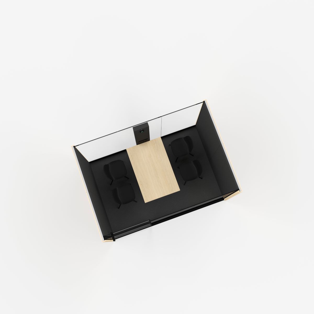 Многосторонняя акустическая офисная кабина со встроенным освещением Vetrospace VETROSPACE L ARCH-00033843 - Вид №3