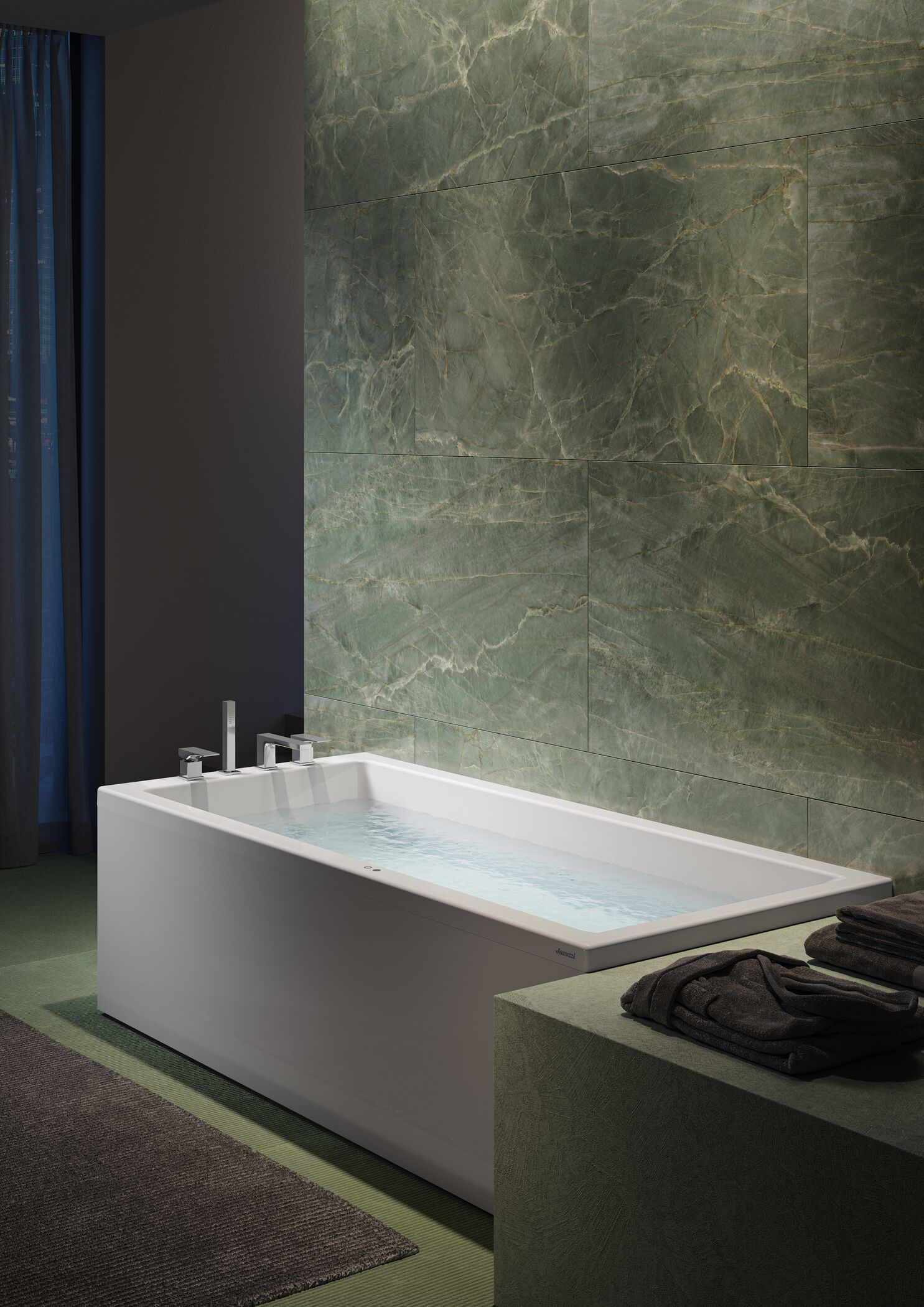 Прямоугольная ванна с гидромассажем на 2 места Jacuzzi® J-Quiet™ ARCH-00066562