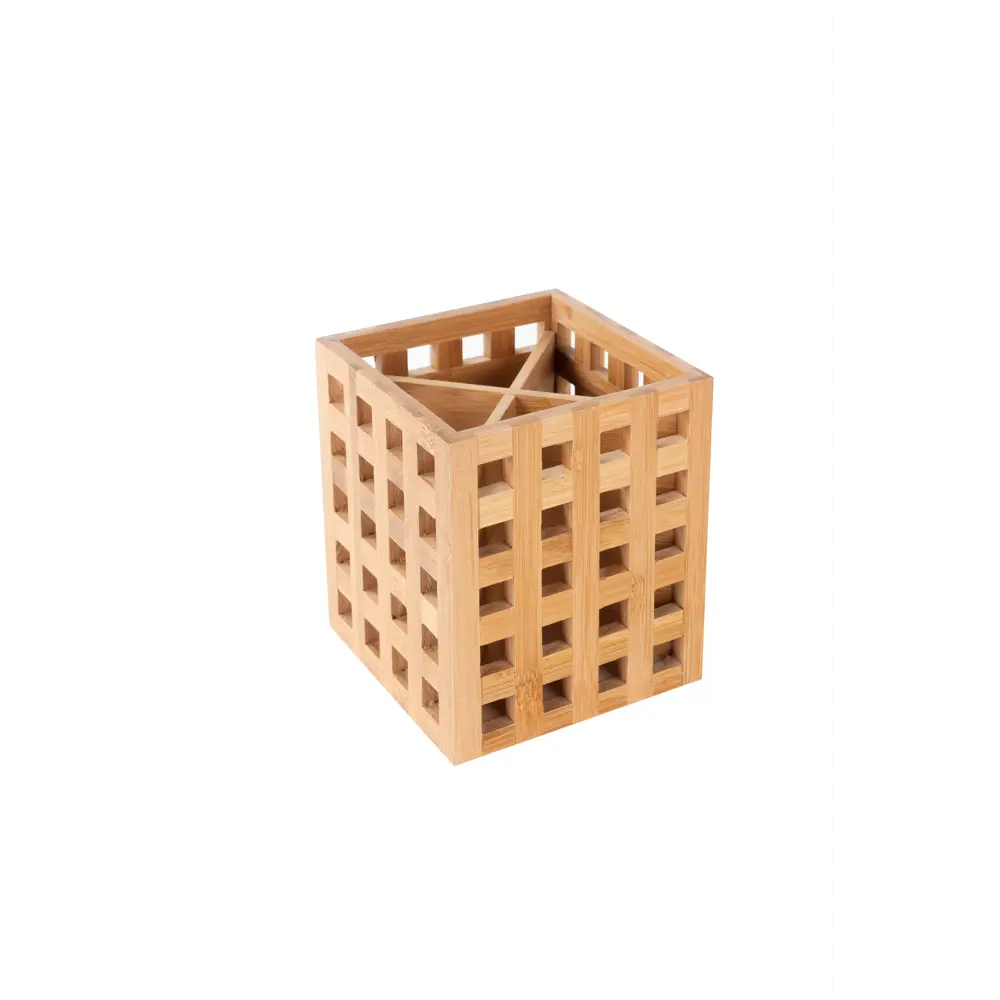 Подставка для приборов BAO 12x12x14 см бамбук 18581421 STLM-2151699 Santreyd  - Вид №4