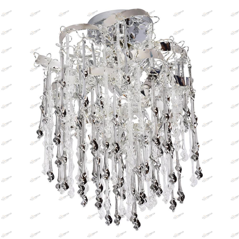 Потолочная люстра Divinare Salice 3150/02 PL-6 DIVINARE ДИЗАЙНЕРСКИЕ, SALICE 328418 Хром;прозрачный 