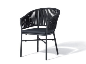 Алюминиевый садовый стул с подлокотниками