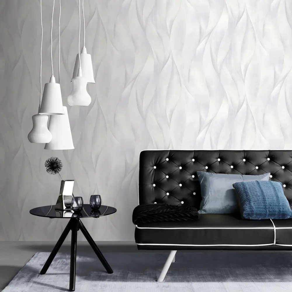 Обои флизелиновые Erismann Fashion for Walls серые 1.06 м 12092-31 89107564 STLM-2177476 - Вид №2