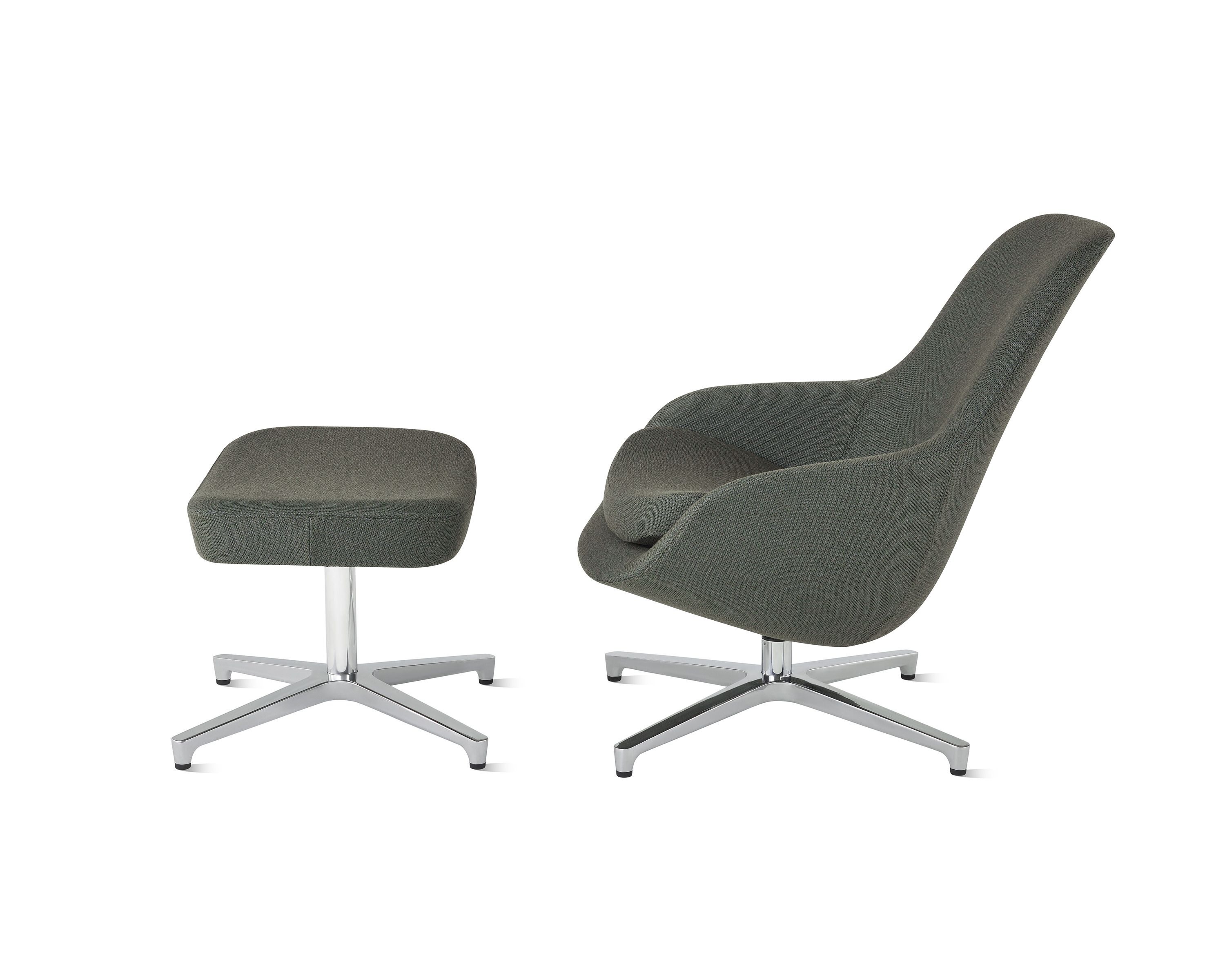 Тканевая спицевая подставка для ног Herman Miller Saiba ARCH-00121094 - Вид №4