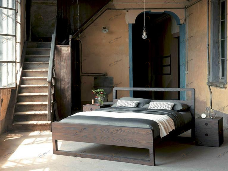 Fimar Двуспальная кровать из дерева с регулируемым изголовьем Feel sun-id-1425156