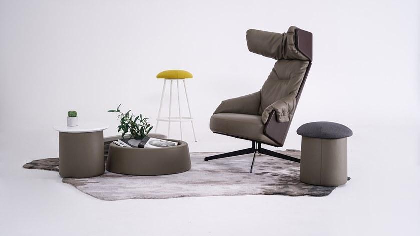 Grado Design Кожаное вращающееся кресло с подголовником Lord Lod-ch-01 - Вид №5