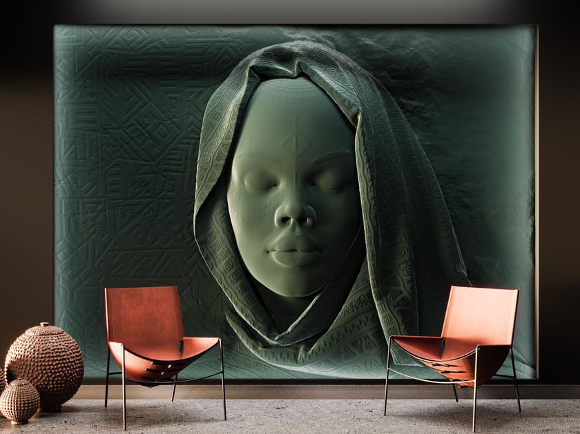 Трехмерная декоративная гипсовая панель WallDeco AFRICAN ARCH-00031339