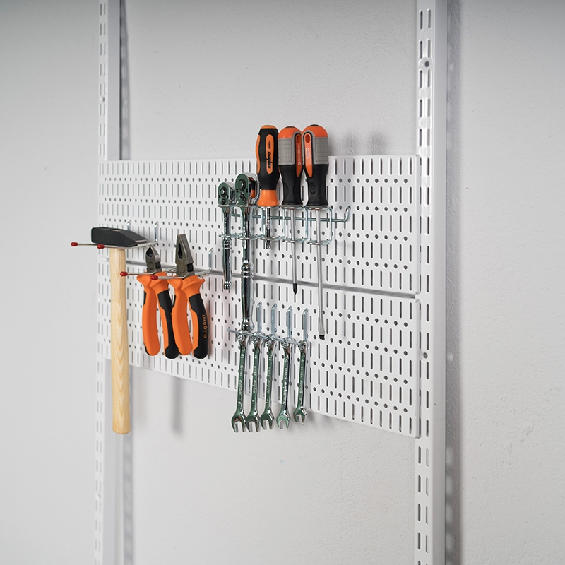 Перфорированная панель , 593х155 мм, белый LJPS0407 Public Steel Россия  - Вид №3