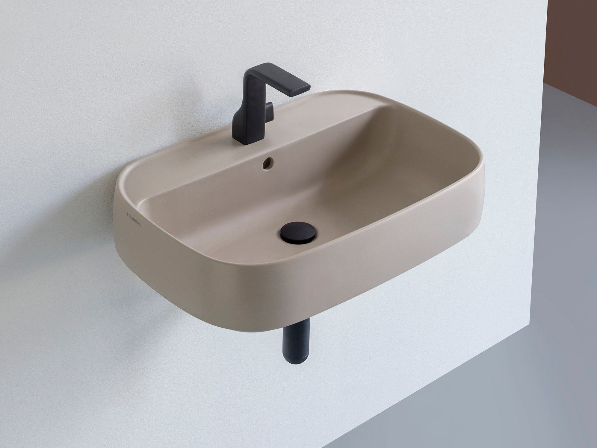 Керамическая квадратная столешница или подвесная раковина Ceramica Flaminia флаг ARCH-00109572