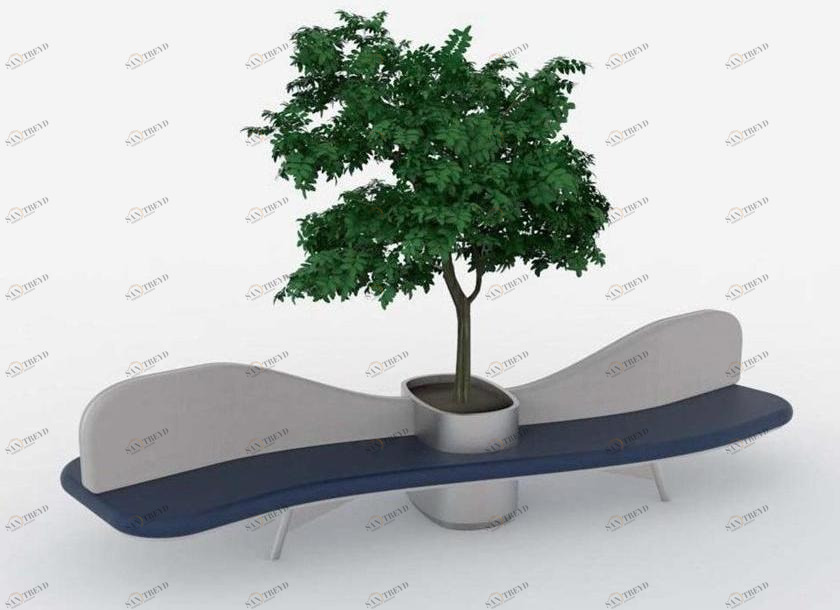 Manufatti Viscio Скамья из ткани со спинкой Eolo sun-id-1431795