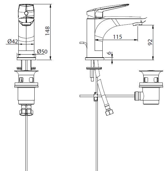 LGA00200 Смеситель M&Z Laguna Santreyd - Вид №1