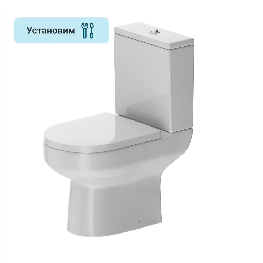 Унитаз-компакт AM.PM Crave Flash Clean универсальный выпуск двойной слив 86672585 STLM-2210971 - Вид №2