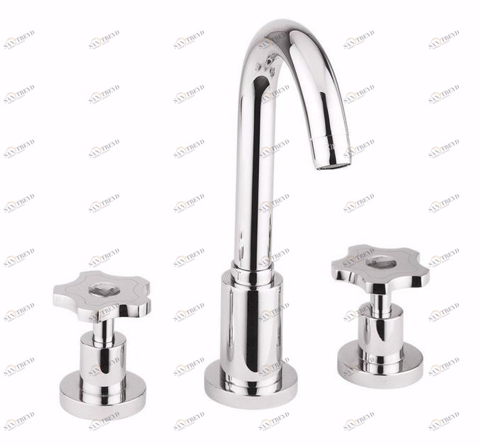 Rubinetteria Giulini Смеситель для раковины на 3 отверстия Giò crystal - giò F3612a/s