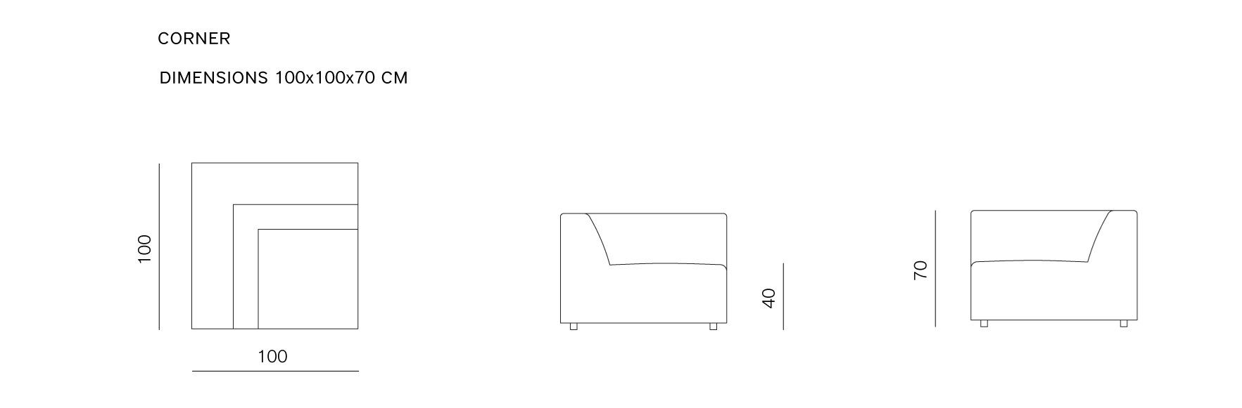 Модульный диван prostoria ARCH-00045170 - Вид №9