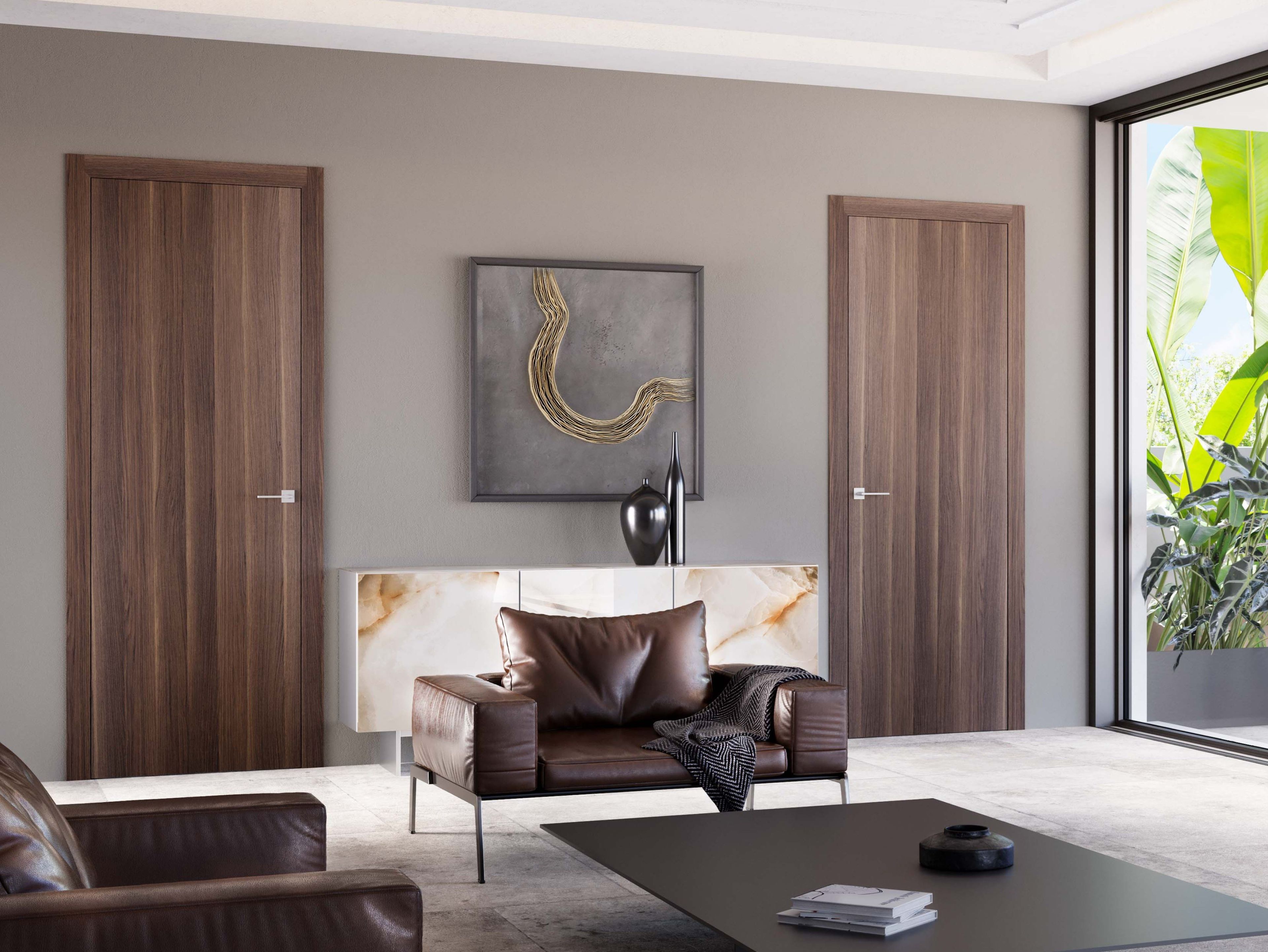 Распашная дверь BARAUSSE деревянные двери ARCH-00130613 - Вид №1