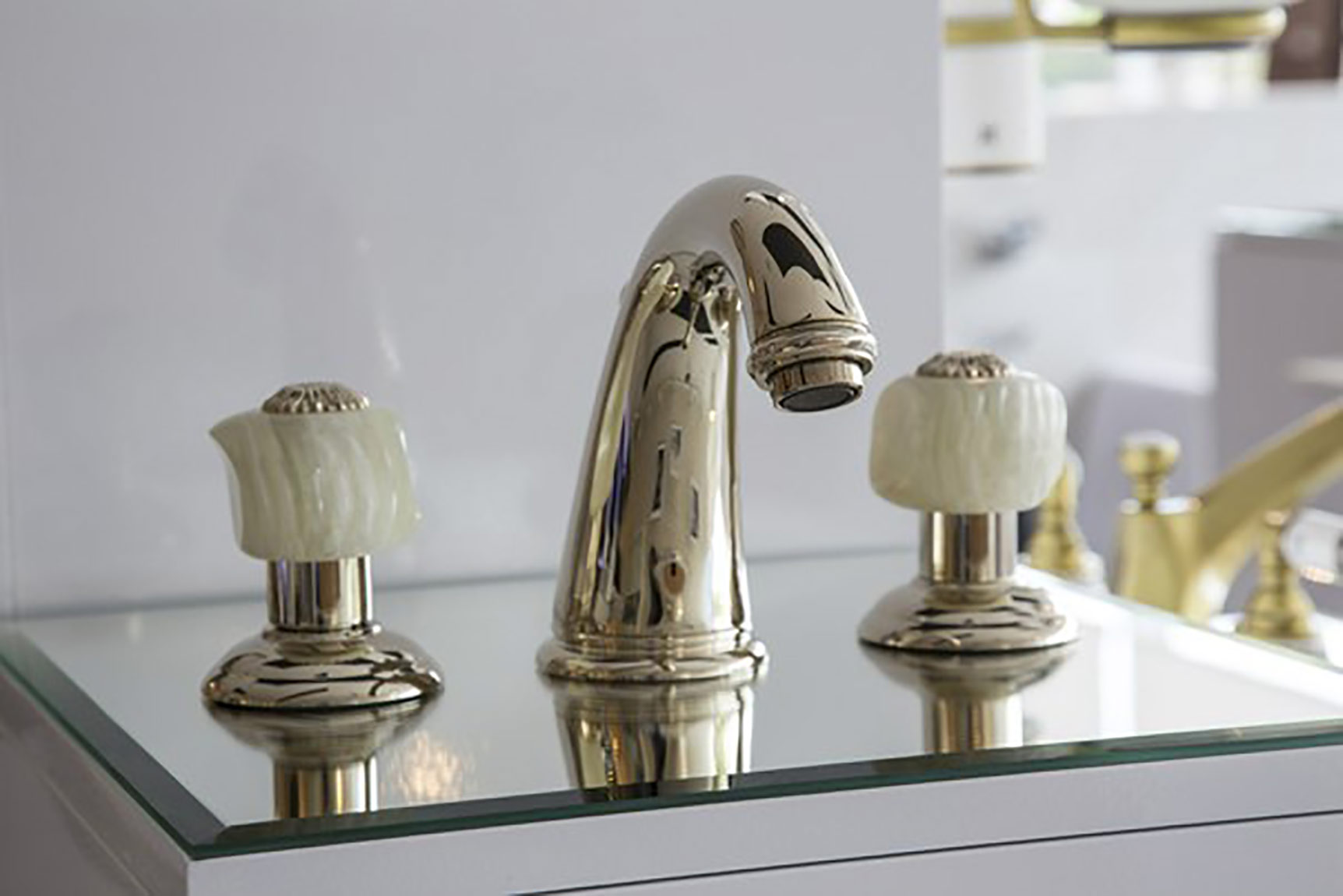 2134 ** 09O Смеситель для биде на одно отверстие с поворотным изливом Nicolazzi Series Onice  - Вид №4