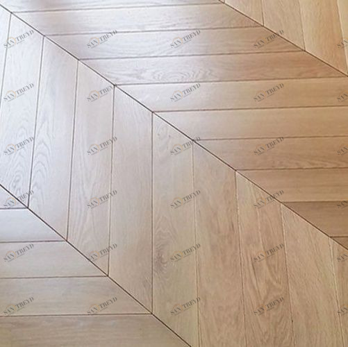 Паркет Ёлка GreenLine Прайм Дуб Селект (Гладкая) 400х125 мм 1900233030