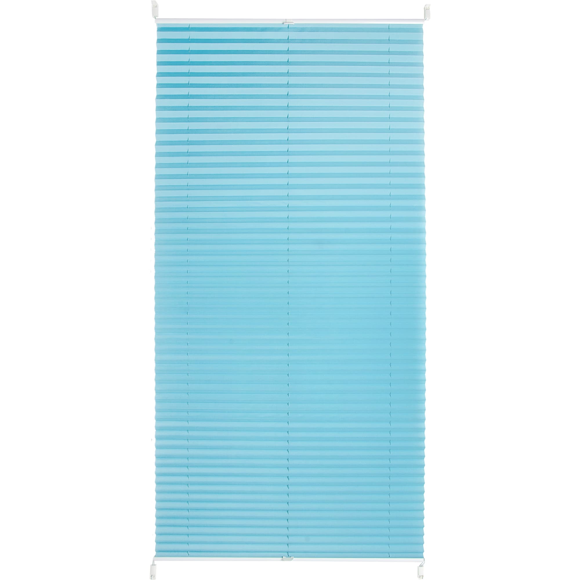 82057302 Штора плиссе «Плайн», 75х160 см, текстиль, цвет бирюзовый Santreyd 