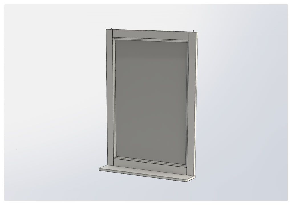 Зеркало Aquanet Денвер 65 белый 00199212 - Вид №6