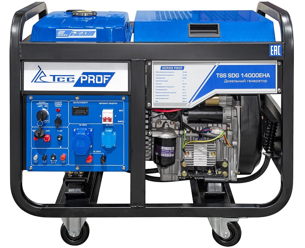 Электрогенератор  дизельный  ТСС SDG 14000EHA 9101176 STDN-0045683 - Вид №1