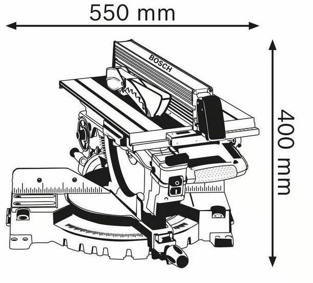 BOSCH PROFESSIONAL Комбинированная торцовочная пила sun-id-1352474 - Вид №1