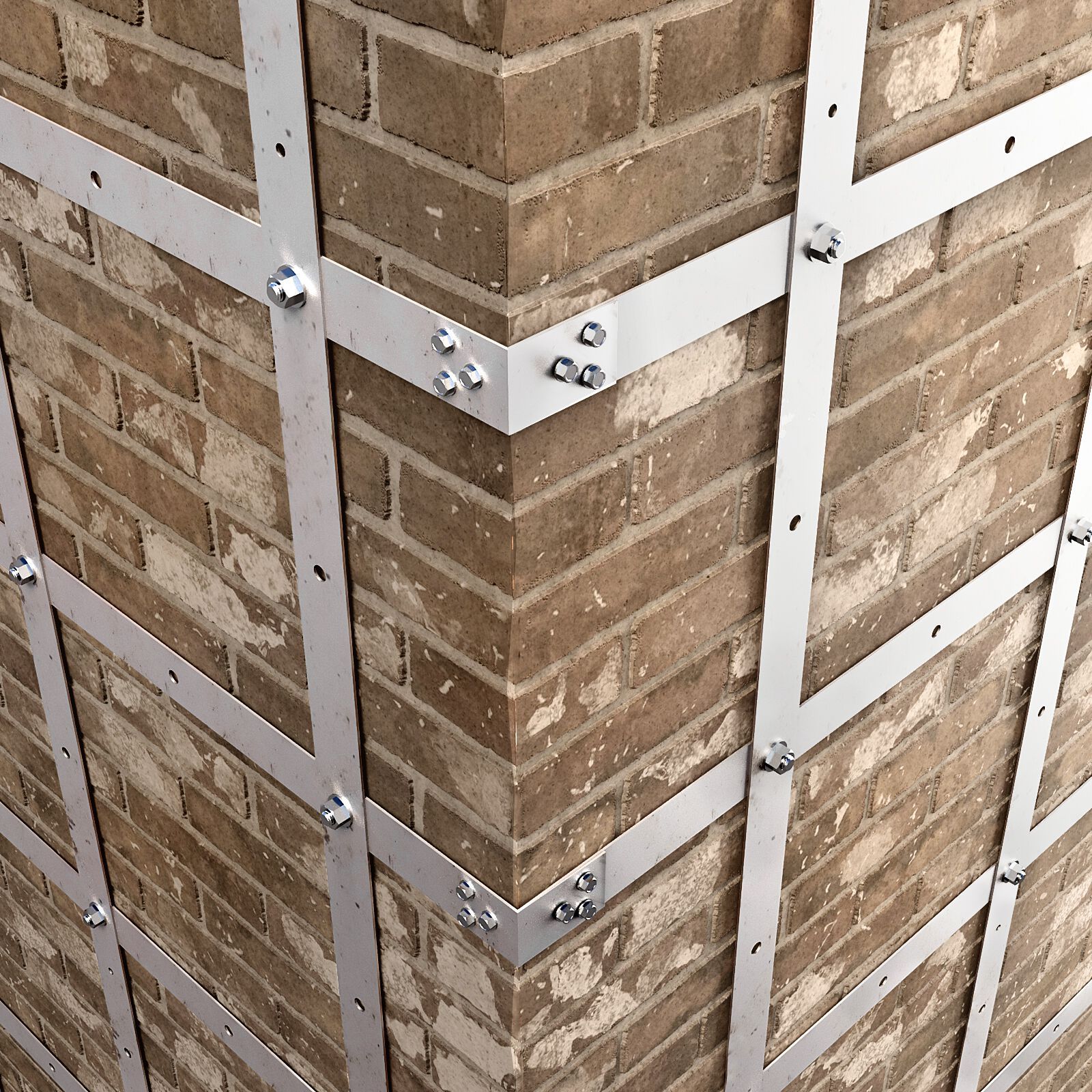 Сухой стальной сейсмической арматуры Progetto Sisma SISMAGRID ARCH-00138802 - Вид №2