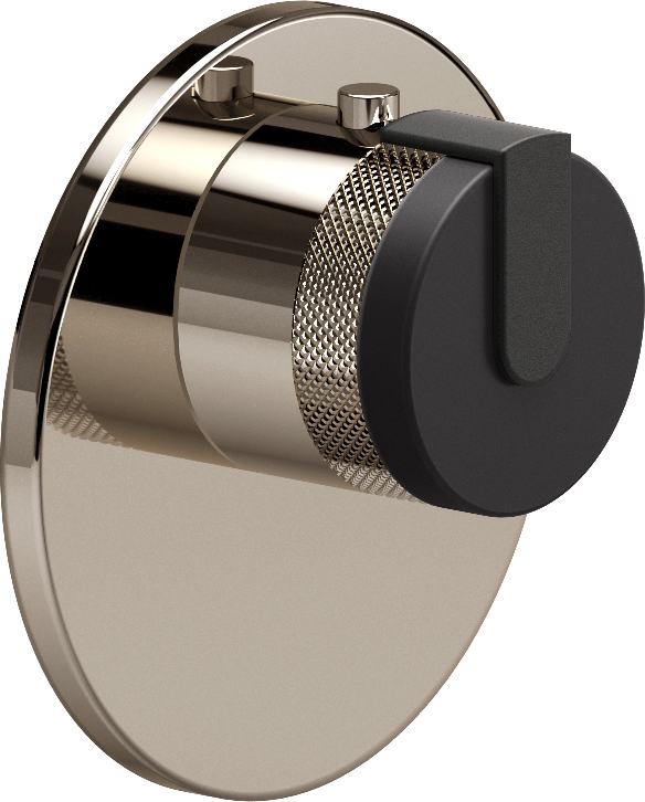 E-8027-R1GME-L1BK-PN-T Термостатический переключатель 3/4-Внешняя часть GRAFF MOD+