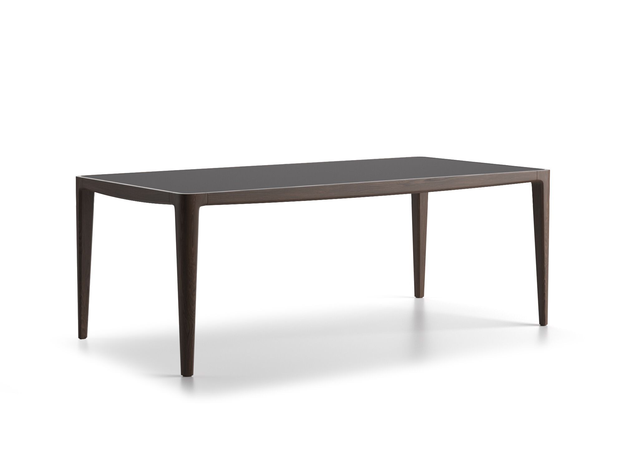 Прямоугольный обеденный стол из дерева и стекла Natuzzi Italia NEW SATURNO ARCH-00146034 - Вид №3