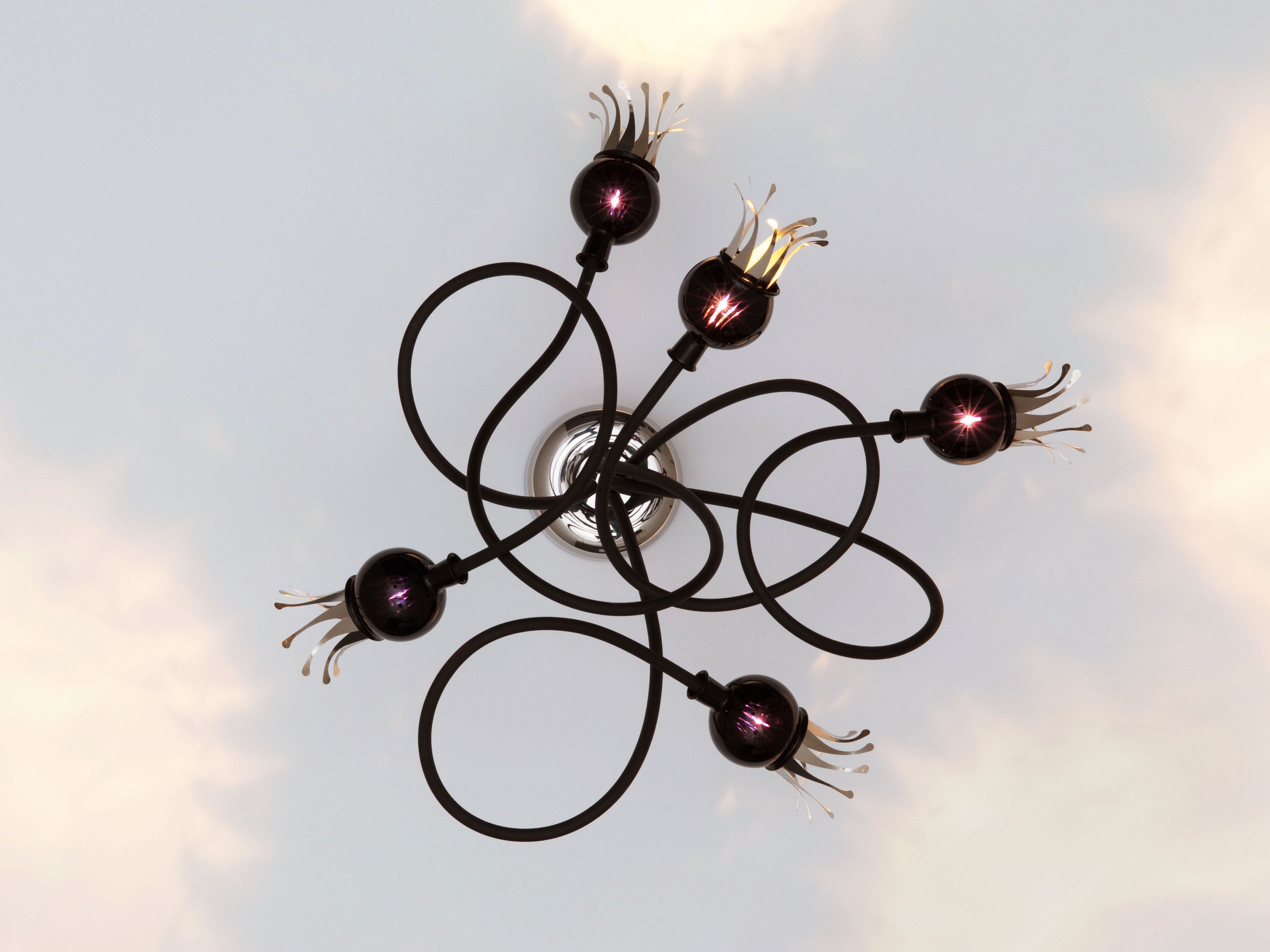 Алюминиевый и стеклянный настенный светильник с гибкой рукояткой serien.lighting POPPY ARCH-00006700 - Вид №20