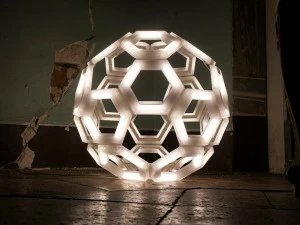 Kriladesign Торшер светодиодный в пмма Fullerene 1006