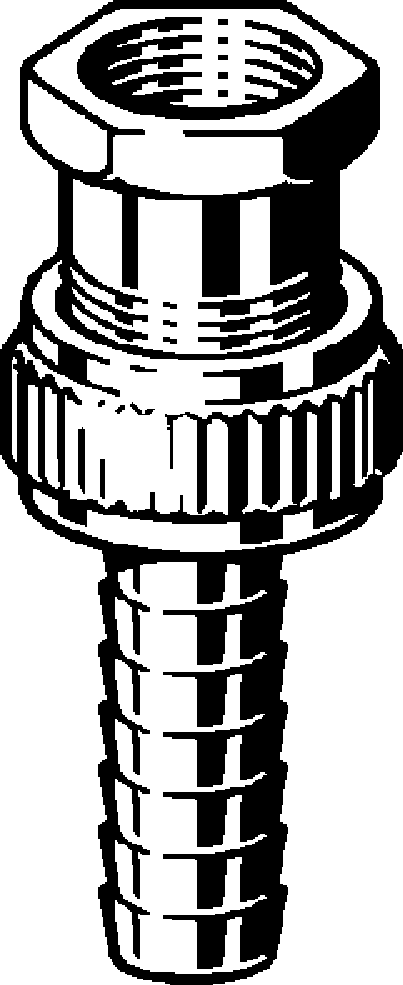 Viega Фитинг "елочка" для присоединения шланга 1842 (127 916 1))  - Вид №1