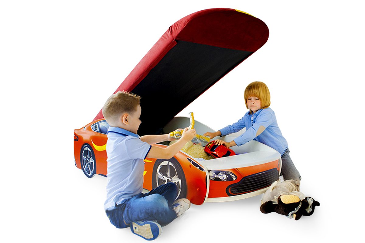 Детская кровать-машина "Бондмобиль" красная БЕЛЬМАРКО  326763 Красный Santreyd  - Вид №2