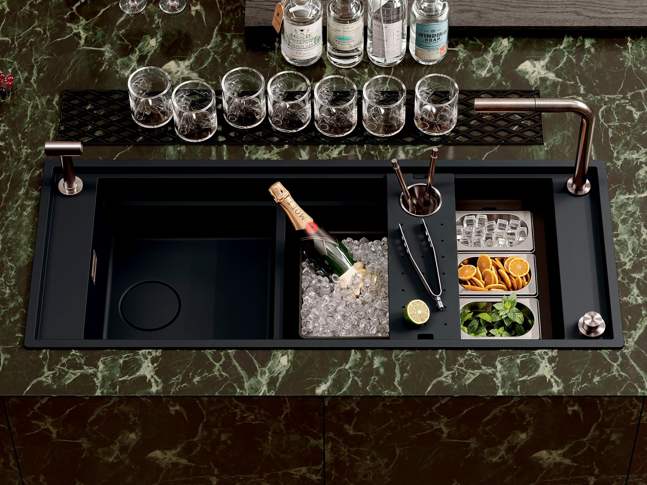 Lavello workstation in Keratek Elleci MIXOLOGY ARCH-00144410