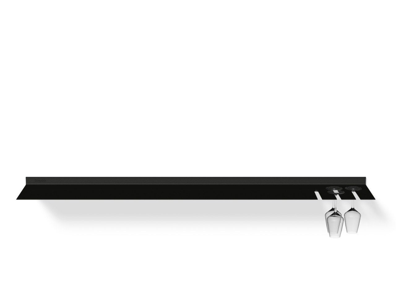 Кухонная полка с подстаканником Strackk KITCHEN SHELF WITH WINEGLASS RACK ARCH-00011382 - Вид №1