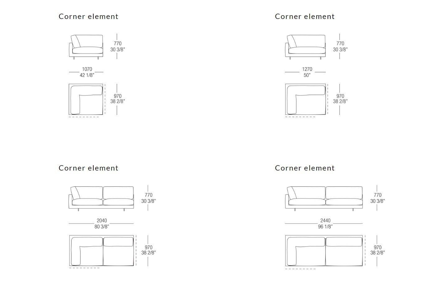 Съемный диван из ткани MisuraEmme ARGO ARCH-00069863 - Вид №13