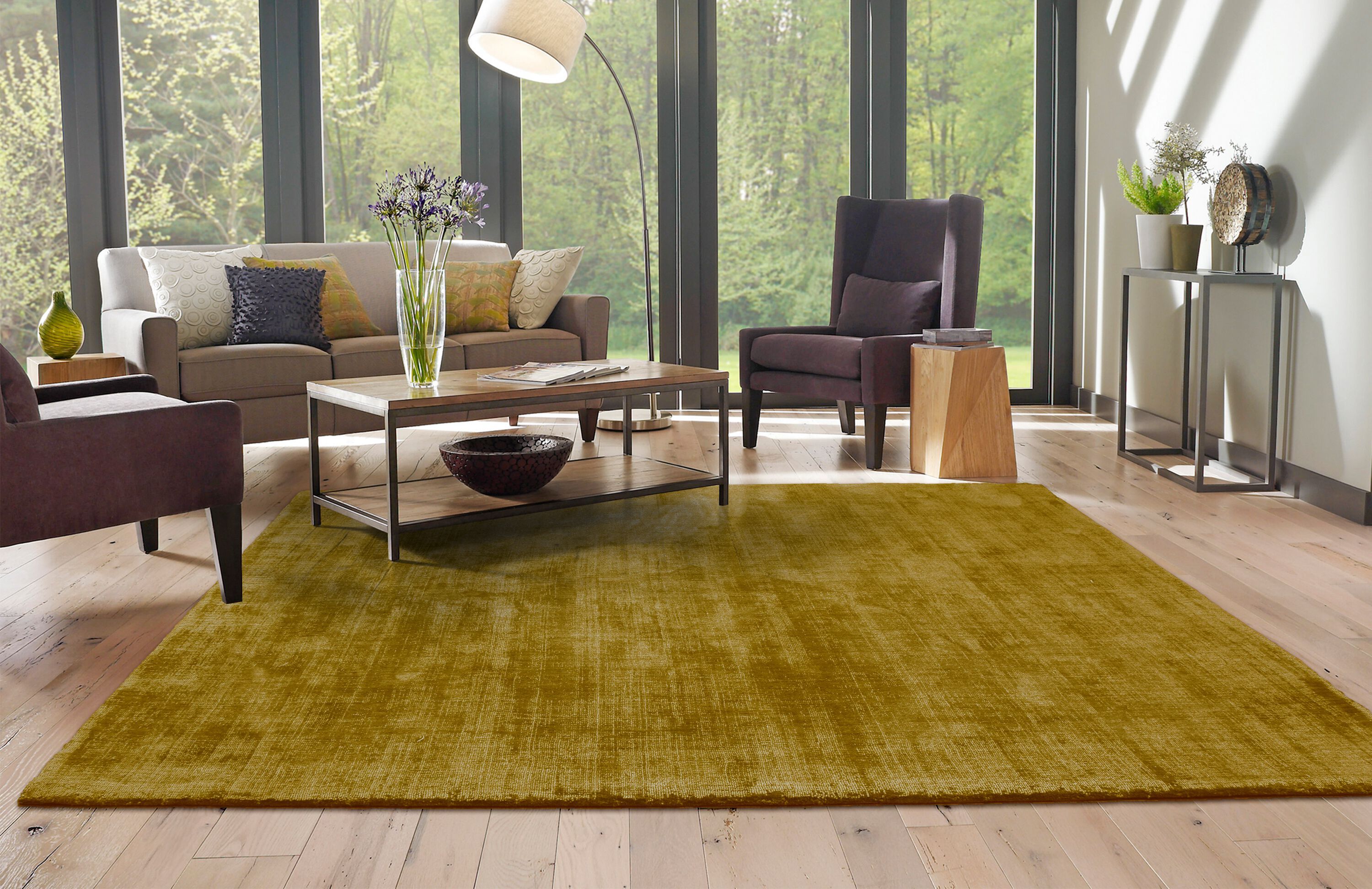 Сплошной цвет прямоугольный ковер Ademi Exclusive ARCH-00105015 - Вид №12