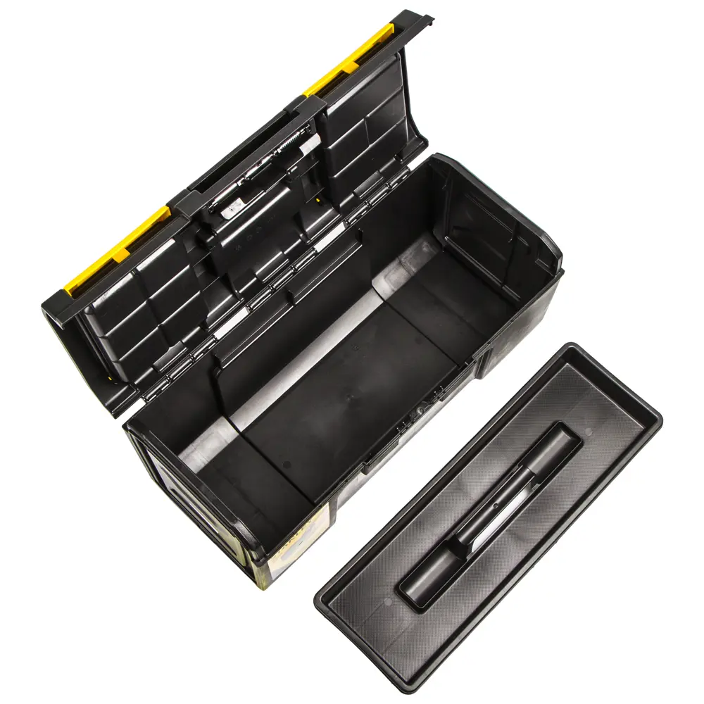 Ящик для инструмента Stanley 280х257х593 мм, пластик, цвет чёрный/жёлтый 16518314 STLM-2109700  - Вид №4