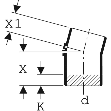 306.450.14.1 Отвод Geberit Silent-db20 Geberit  - Вид №9