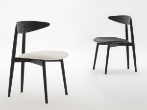 Стул из ясеня с мягким сиденьем