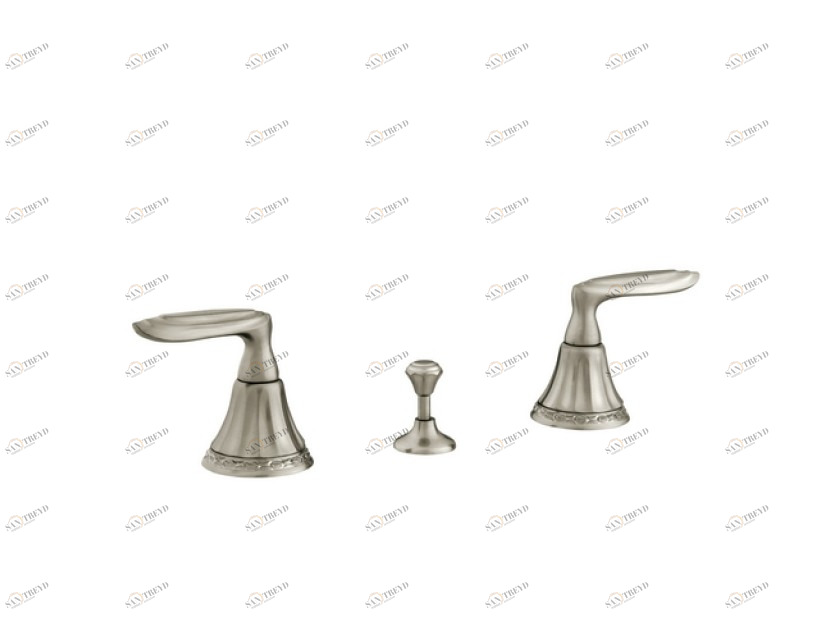 058022.000.50 Комплект биде с тремя отверстиями Яркий хром Mestre Adriatica